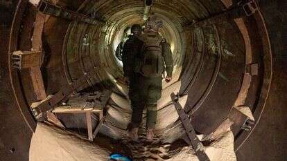 מנהרה בחאן יונס, ארכיון. | דובר צה"ל