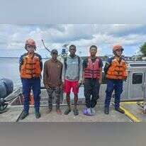 הניצולים מפנמה. | Colombian National Navy / AFP