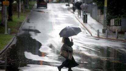 גשם בתל אביב | מרים אלסטר, פלאש90