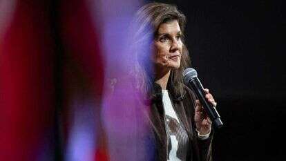 ניקי היילי באירוע קמפיין בדרום קרוליינה. | AFP