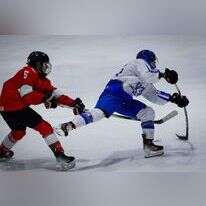 עמדנו במשימה. לוין באליפות העולם. | באדיבות איגוד ההוקי ומייק לוין