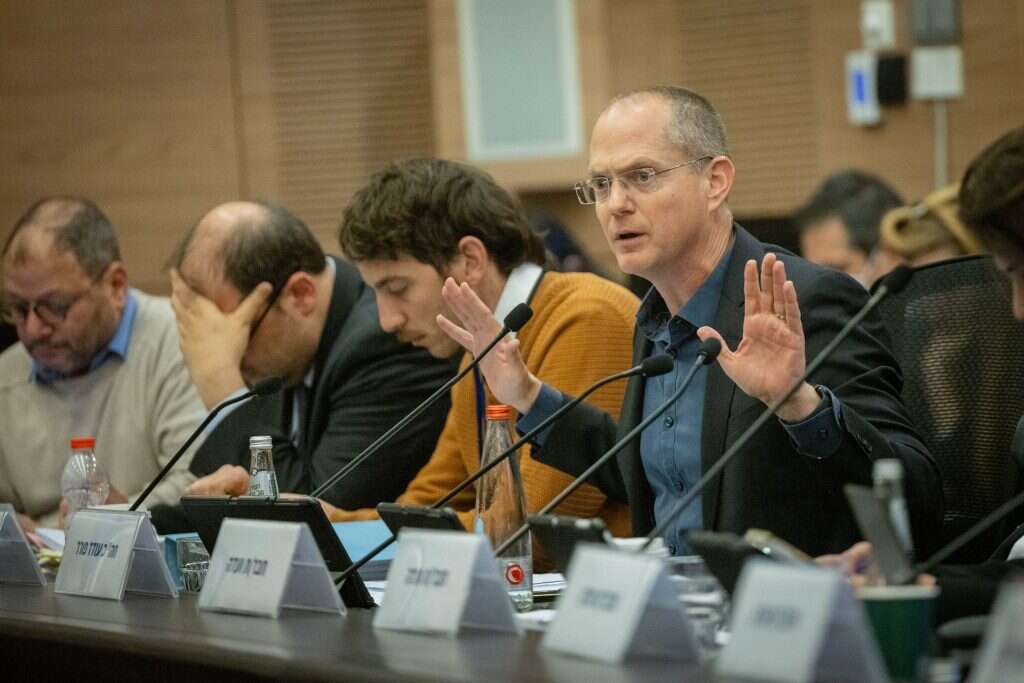 ח"כ עודד פורר, ראש ועדת העלייה, הקליטה והתפוצות שדנה בבעיית הגיור. | חיים גולדברג, פלאש 90