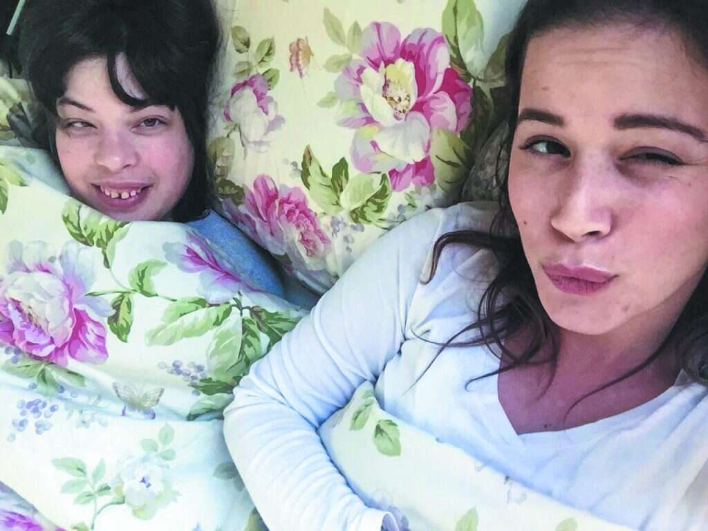 אביה ולירון. | באדיבות המרואיינת