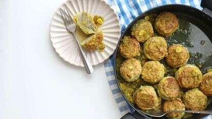 תחתיות ארטישוק ממולאות בקציצות דגים. | אפרת ליכטנשטט