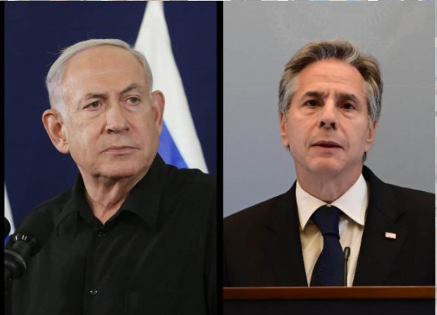 אנתוני בלינקן וביבי נתניהו. | תומר נאמבורג - פלאש 90, דנה קופל - פלאש 90, AFP