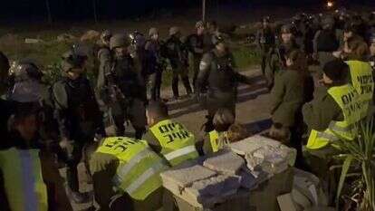 תרגול תרחיש החטיפה שנערך השבוע בהובלת פיקוד מרכז