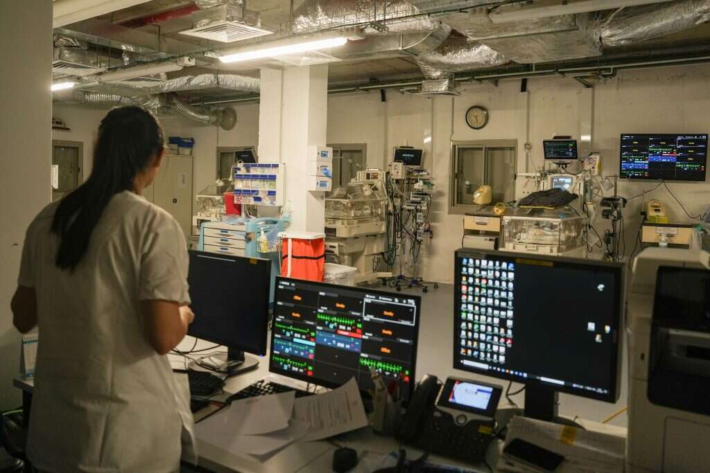 בית החולים זיו שהותקף בשבעה באוקטובר. | אייל מרגולין, פלאש 90