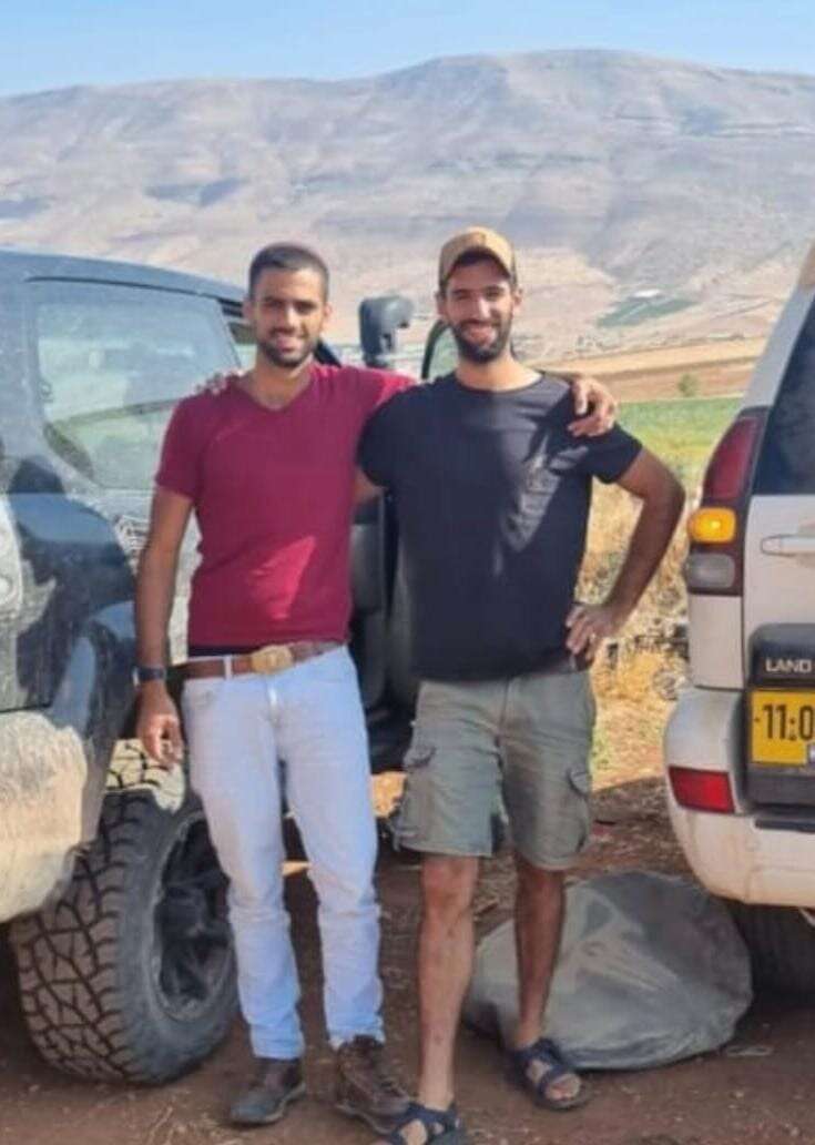 משה שרביט (מימין) ואחיו הראל הי"ד שנפל בעזה