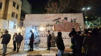 ההתכנסות בקבר יהושע בן-נון, אתמול. | דוד זנאטי