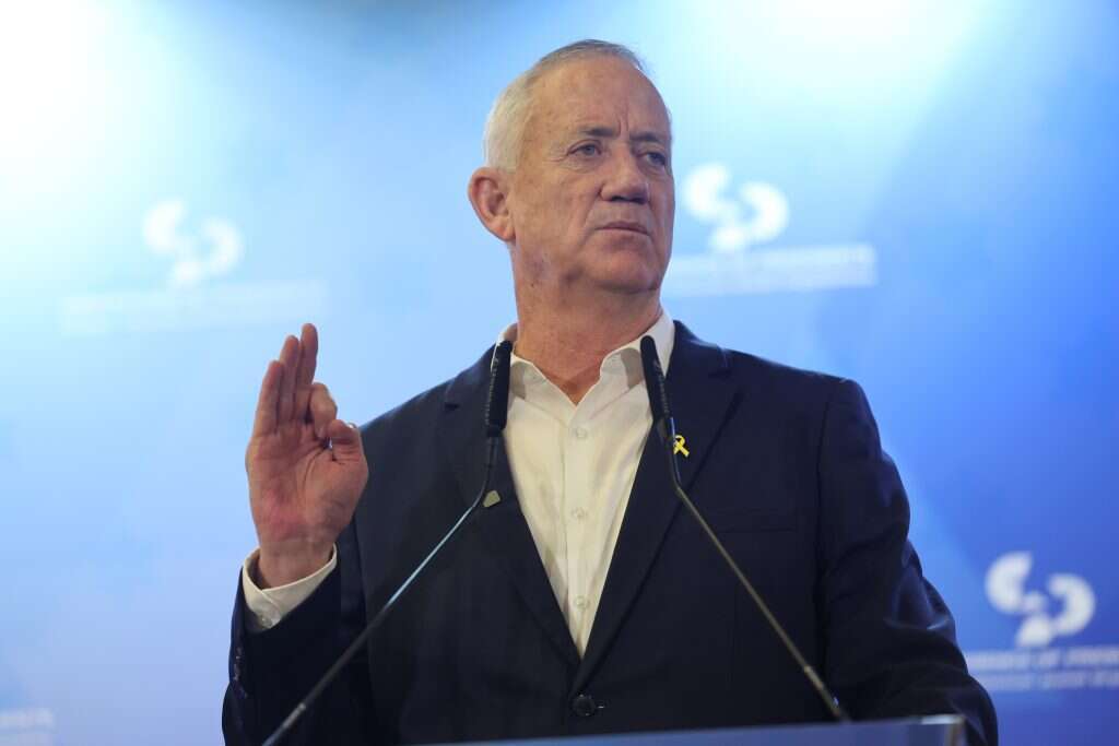 בני גנץ. | Yonatan Sindel/Flash90