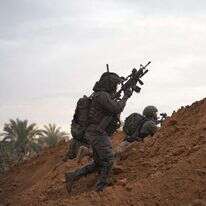 לוחמי צה"ל במערב חאן יונס, עזה. | דובר צה"ל