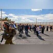 חסימות במעבר ניצנה. | יוסי זמיר, פלאש 90