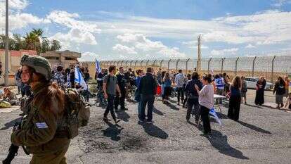 חסימות במעבר ניצנה. | יוסי זמיר, פלאש 90