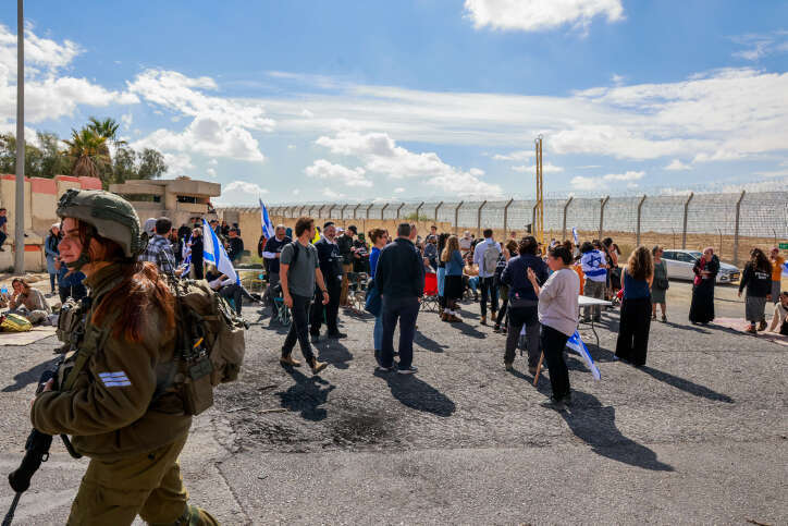 חסימות במעבר ניצנה. | יוסי זמיר, פלאש 90
