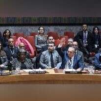 ההצבעה באו"ם, היום. | EPA