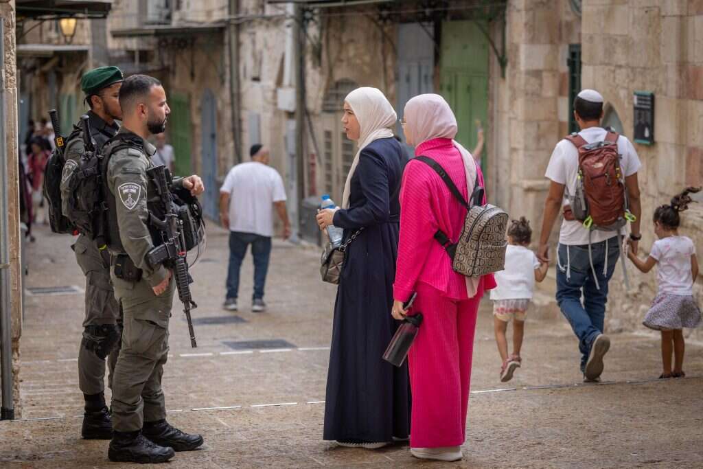 שוטרי מג"ב בירושלים. | חיים גולדברג, פלאש 90