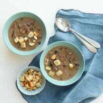 מרק פטריות וקרם קוקוס. | אפרת ליכטנשטט