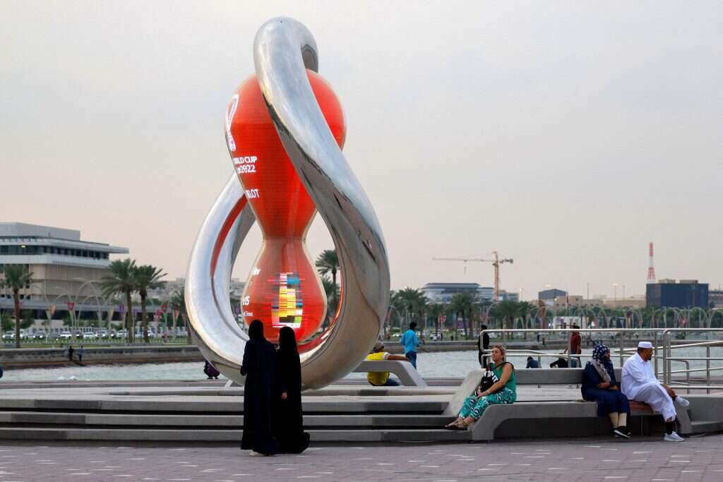 אירוח המונדיאל הציב את קטר על מפת הספורט העולמית. המונדיאל בדוחה, 2022. | איי.אף.פי