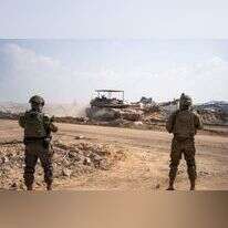 כוחות צה"ל באזור המנהרה המחברת בין צפון הרצועה לדרומה. | דובר צה"ל