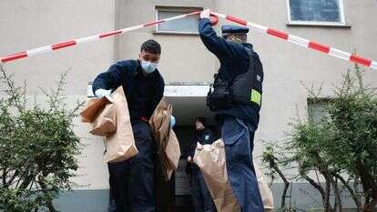 הבניין בו נעצרה הטרוריסטית. | EPA CLEMENS BILAN הבניין בו נעצרה הטרוריסטית. | EPA CLEMENS BILAN