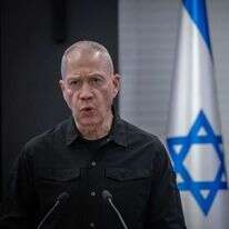 שר הביטחון יואב גלנט. | חיים גולדברג, פלאש 90