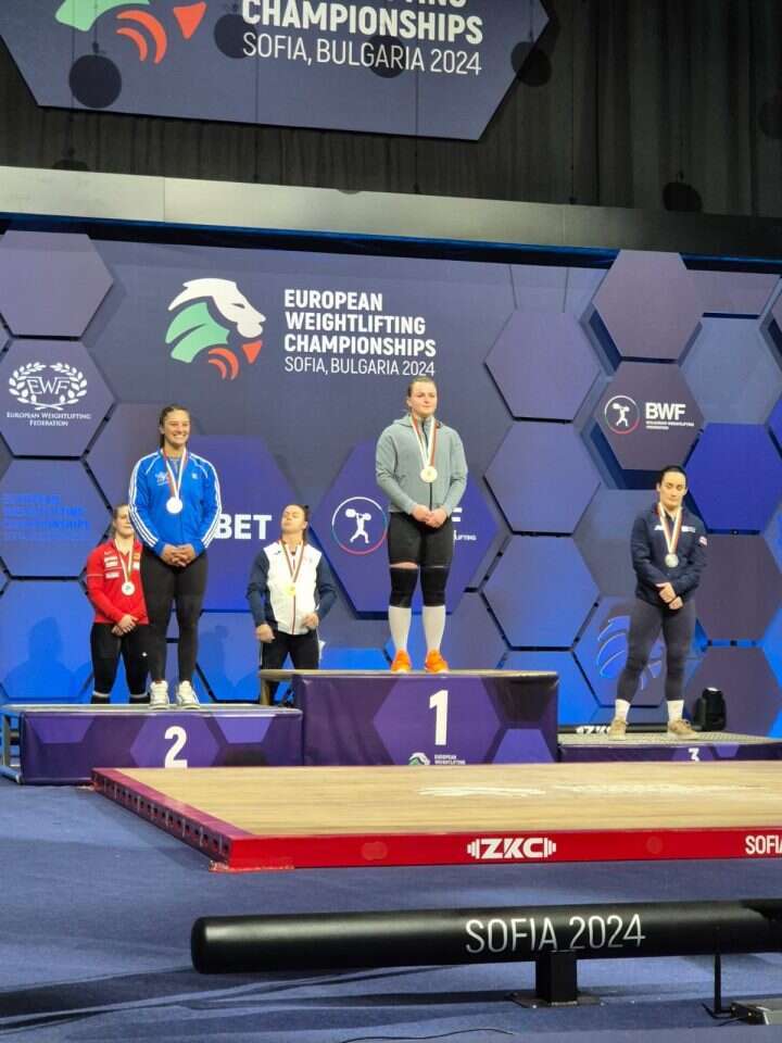 רעבה כבר להצלחה הבאה. גולד על הפודיום באליפות אירופה. | באדיבות המצולמת