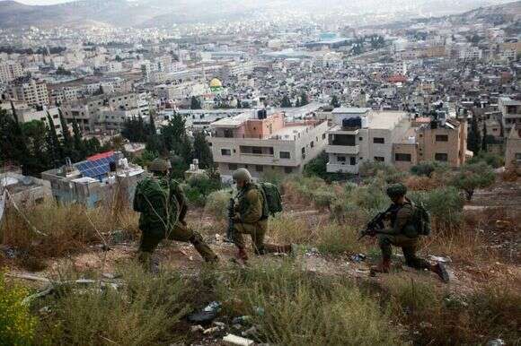 כוחותינו במבצע צבאי בשכם. נובמבר 2023. | גטי אימג'ס כוחותינו במבצע צבאי בשכם. נובמבר 2023. | גטי אימג'ס