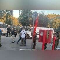 זירת הפיגוע בתחנת הדלק בעלי. | TPS