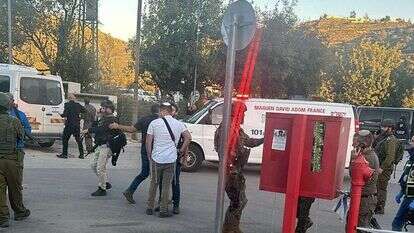 זירת הפיגוע בתחנת הדלק בעלי. | TPS זירת הפיגוע בתחנת הדלק בעלי. | TPS