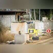 לא מצריך הכשרה ממושכת. מחסום צבאי ביו"ש. | נאסר אשתייה, פלאש 90