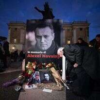 מיצג זיכרון לאלכסיי נבלני באיטליה. | אי.פי.איי