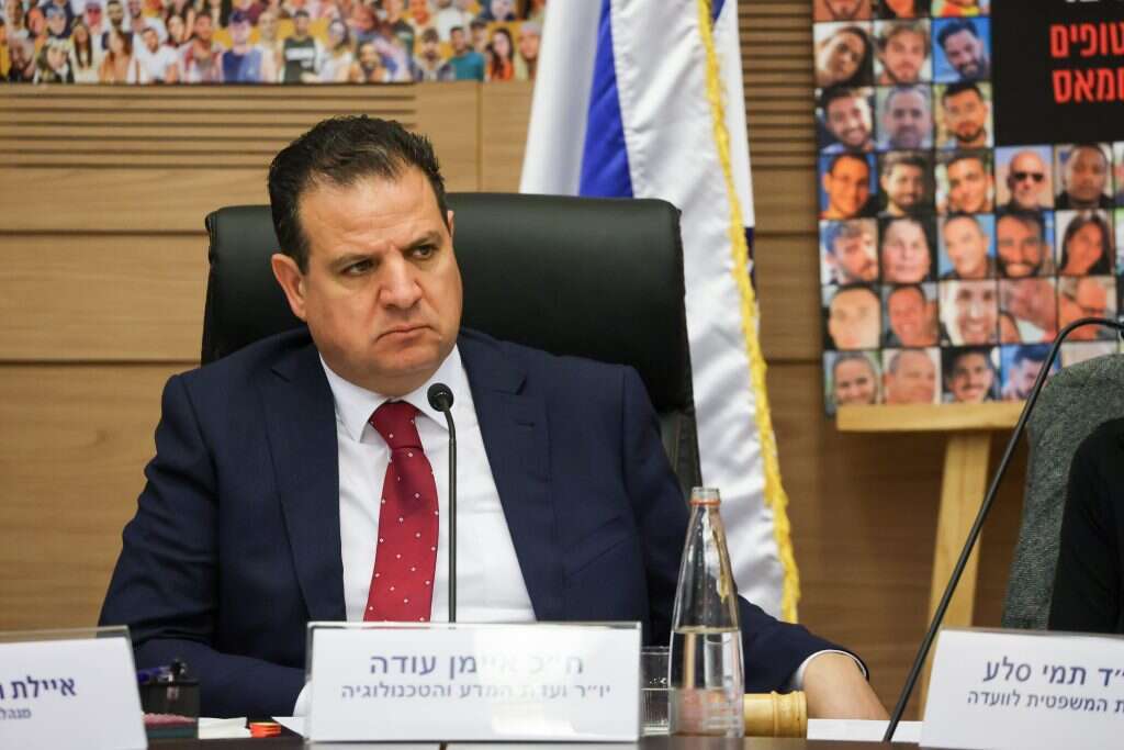 איימן עודה. | נועם מושקוביץ/ דוברות הכנסת