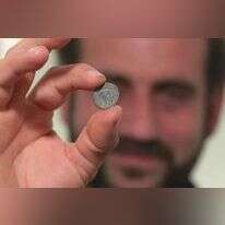 מטבע אלעזר הכהן. | אמיל אלג'ם, רשות העתיקות מטבע אלעזר הכהן. | אמיל אלג'ם, רשות העתיקות