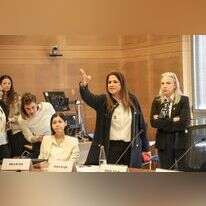 חברת הכנסת מירב בן ארי בדיון בוועדה לביטחון לאומי בכנסת, היום. | דני שם טוב - דוברות הכנסת