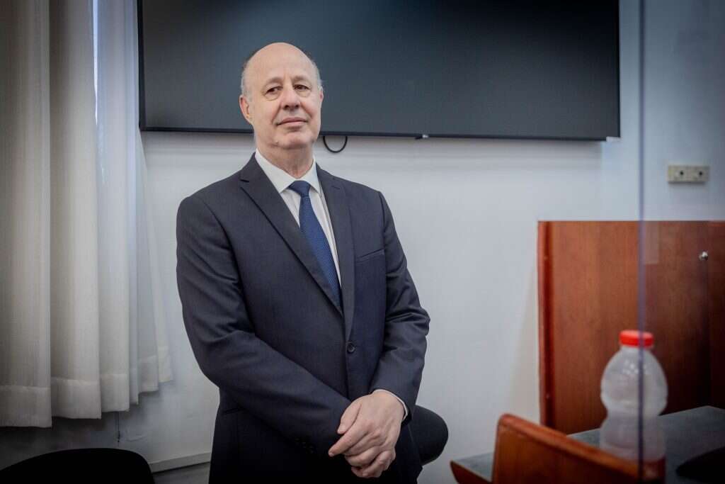 צחי הנגבי מעיד בבית המשפט במסגרת תיק 4000. | חיים גולדברג - פלאש 90