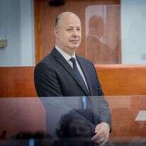 צחי הנגבי מעיד בבית המשפט במסגרת תיק 4000. | חיים גולדברג - פלאש 90