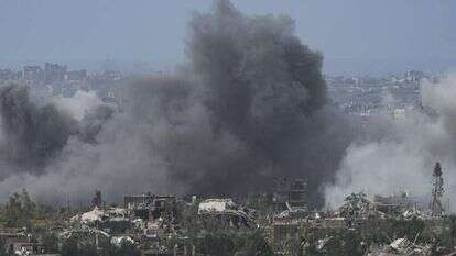 תקיפות צה"ל ברצועת עזה. | Ohad Zwigenberg, AP