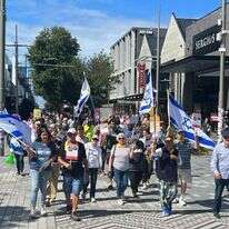 מצעד למען ישראל בכרייסטצ'רץ', ניו זילנד. | רווית אברהם