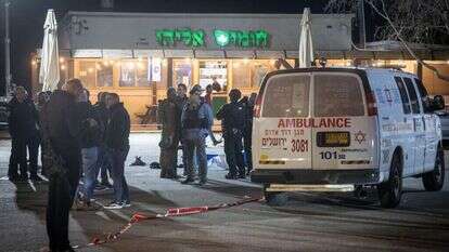 זירת הפיגוע בצומת עלי בשבוע שעבר. | חיים גולדברג - פלאש 90