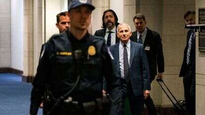 אנתוני פאוצ'י בבניין הקפיטול בוושינגטון, ינואר 2024. | איי.אף.פי