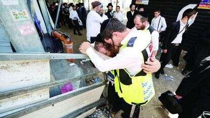 זירת האסון במירון, 2021. | אמיר כהן, רויטרס