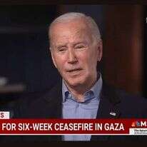 ביידן. | מסך מתוך הראיון.