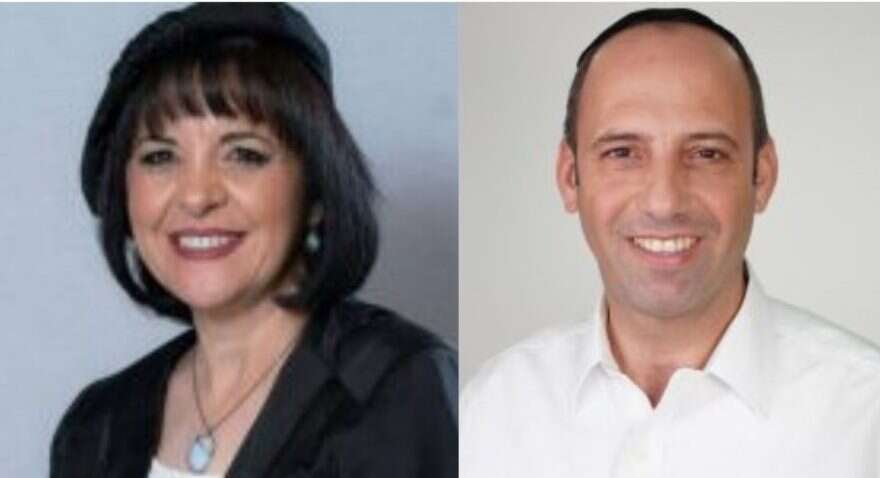 שמואל גרינברג ועליזה בלוך. צילומים:  מתנאל מלכה, דוברות עיריית בית שמש