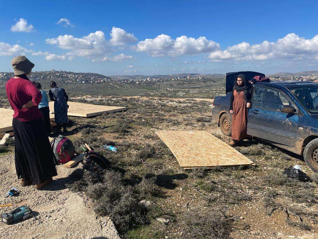 הרס בגבעת אור אהוביה סמוך לעפרה הרס בגבעת אור אהוביה סמוך לעפרה