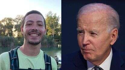 הנשיא ג'ו ביידן ואיתי חן ז"ל. צילומים: AFP ובאדיבות המשפחה הנשיא ג'ו ביידן ואיתי חן ז"ל. צילומים: AFP ובאדיבות המשפחה