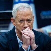 יו"ר המחנה הממלכתי בני גנץ. | חיים גולדברג - פלאש 90