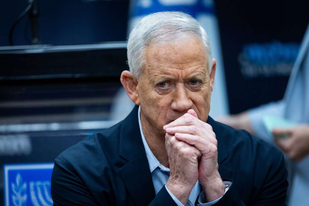 יו"ר המחנה הממלכתי בני גנץ. | חיים גולדברג - פלאש 90