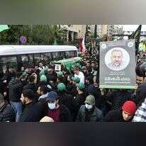 הלוויית האדי עלי מוסטפא. | AFP