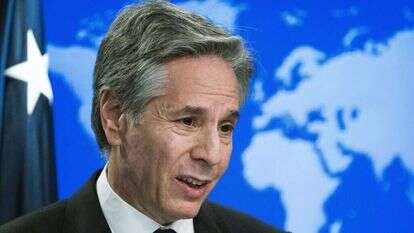 מזכיר המדינה האמריקני, אנתוני בלינקן. | Manuel Balce Ceneta, AP