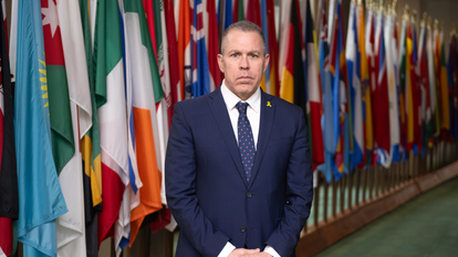 גלעד ארדן באו"ם. | נועם גלאי